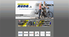 Desktop Screenshot of fahrrad-runo.de
