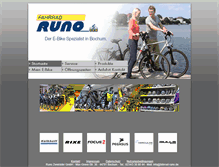 Tablet Screenshot of fahrrad-runo.de